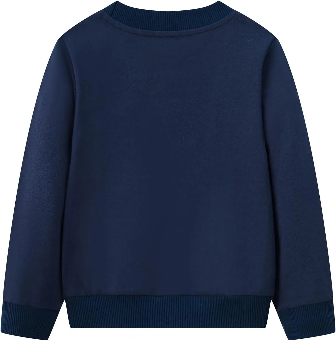 2-Pack Toddler Sweatshirts Kid Girl's Cartoon Cotton Long-sleeved Tops Crewneck Pullover Shirts For Kids 3-7 Years