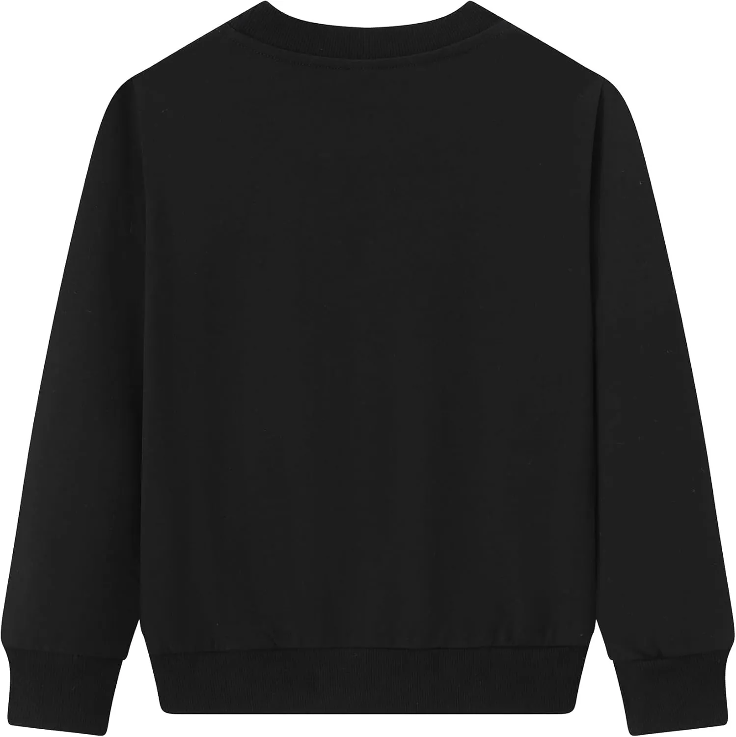 2-Pack Toddler Sweatshirts Kid Girl's Cartoon Cotton Long-sleeved Tops Crewneck Pullover Shirts For Kids 3-7 Years