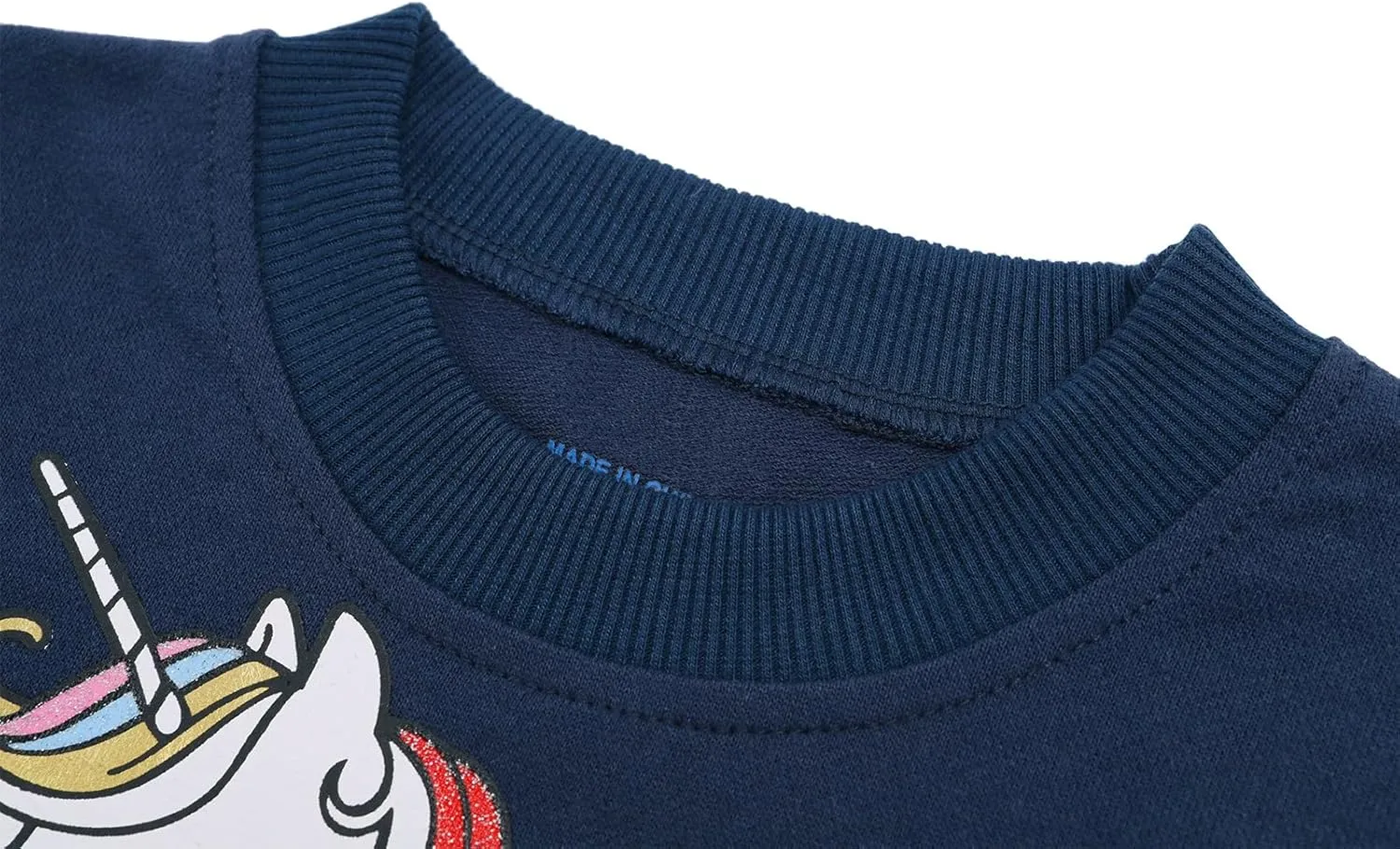 2-Pack Toddler Sweatshirts Kid Girl's Cartoon Cotton Long-sleeved Tops Crewneck Pullover Shirts For Kids 3-7 Years