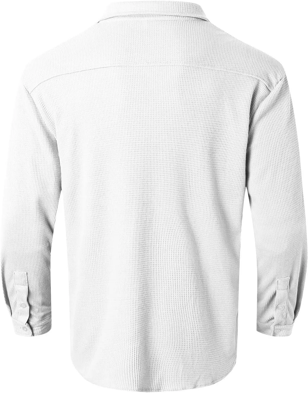 2024 Men's Casual Shirt Street Cardigan Solid Color Long Sleeved Autumn Winter Fashion Men Regular Fit Dress Shirt