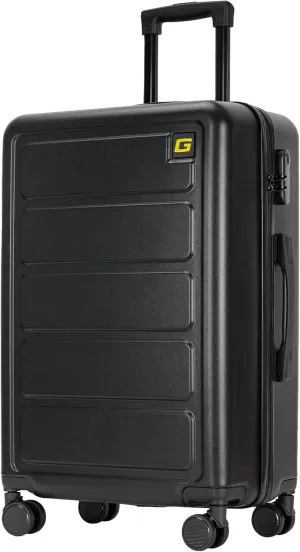 28 Inch Large Luggage Suitcase with Spinner Wheels Hardside Lightweight Rolling Travel Luggage for Women Men,Black