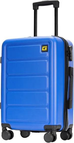 28 Inch Large Luggage Suitcase with Spinner Wheels Hardside Lightweight Rolling Travel Luggage for Women Men,Klein Blue