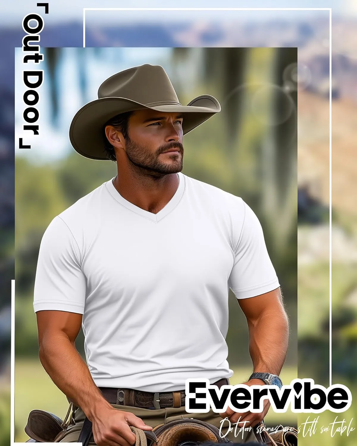 5 Pack Men's Big and Tall Shirts Casual V Neck Short Sleeve Tees Summer Cotton Basic T Shirts Multipack