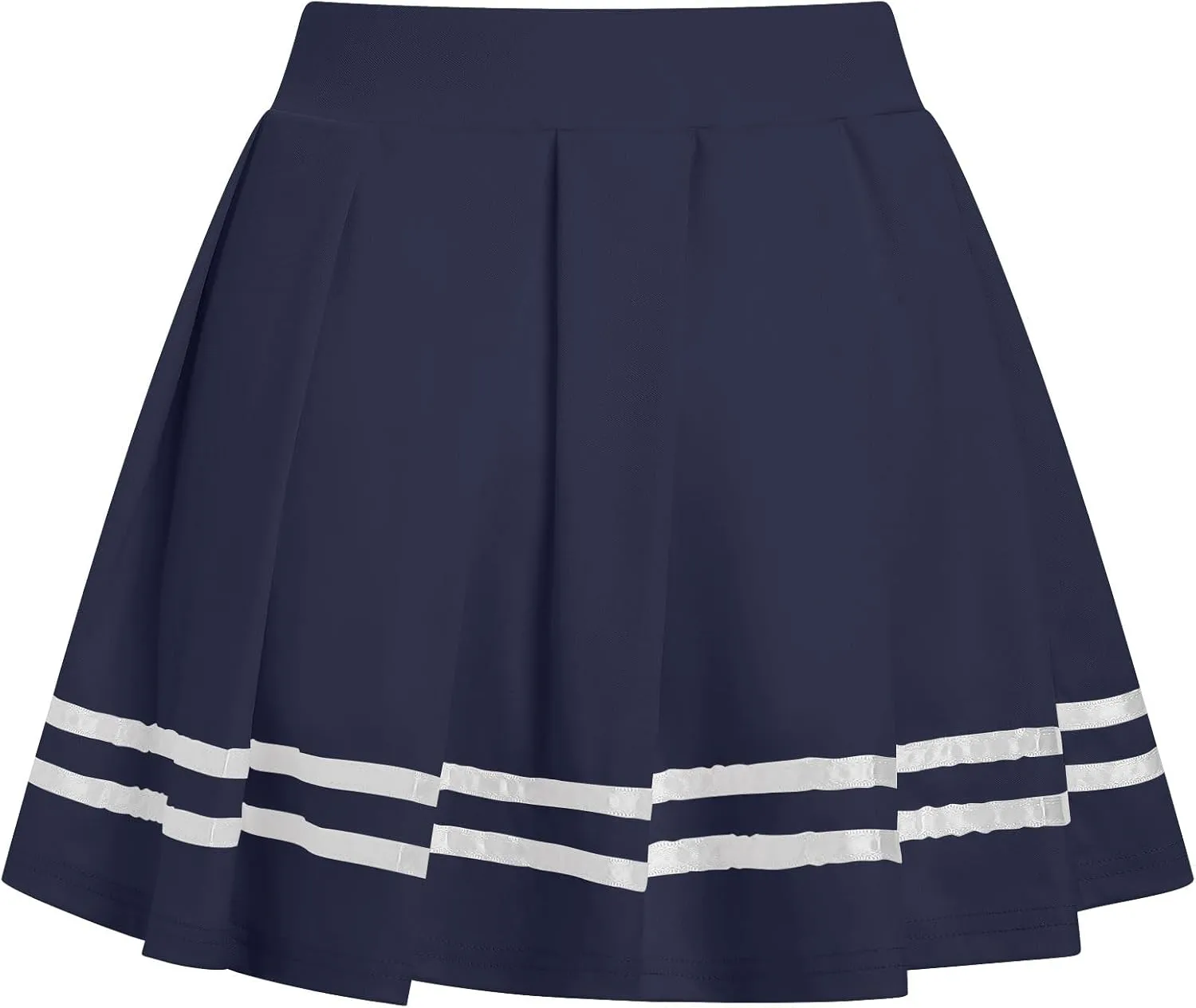 ABAFIP Women's Pleated Mini Skirt High Waist A-Line Skater School Cheer Uniform Tennis Short Skirts
