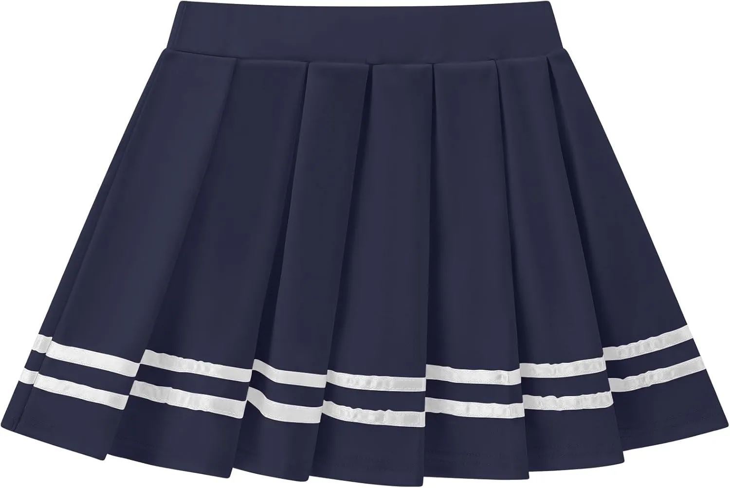 ABAFIP Women's Pleated Mini Skirt High Waist A-Line Skater School Cheer Uniform Tennis Short Skirts