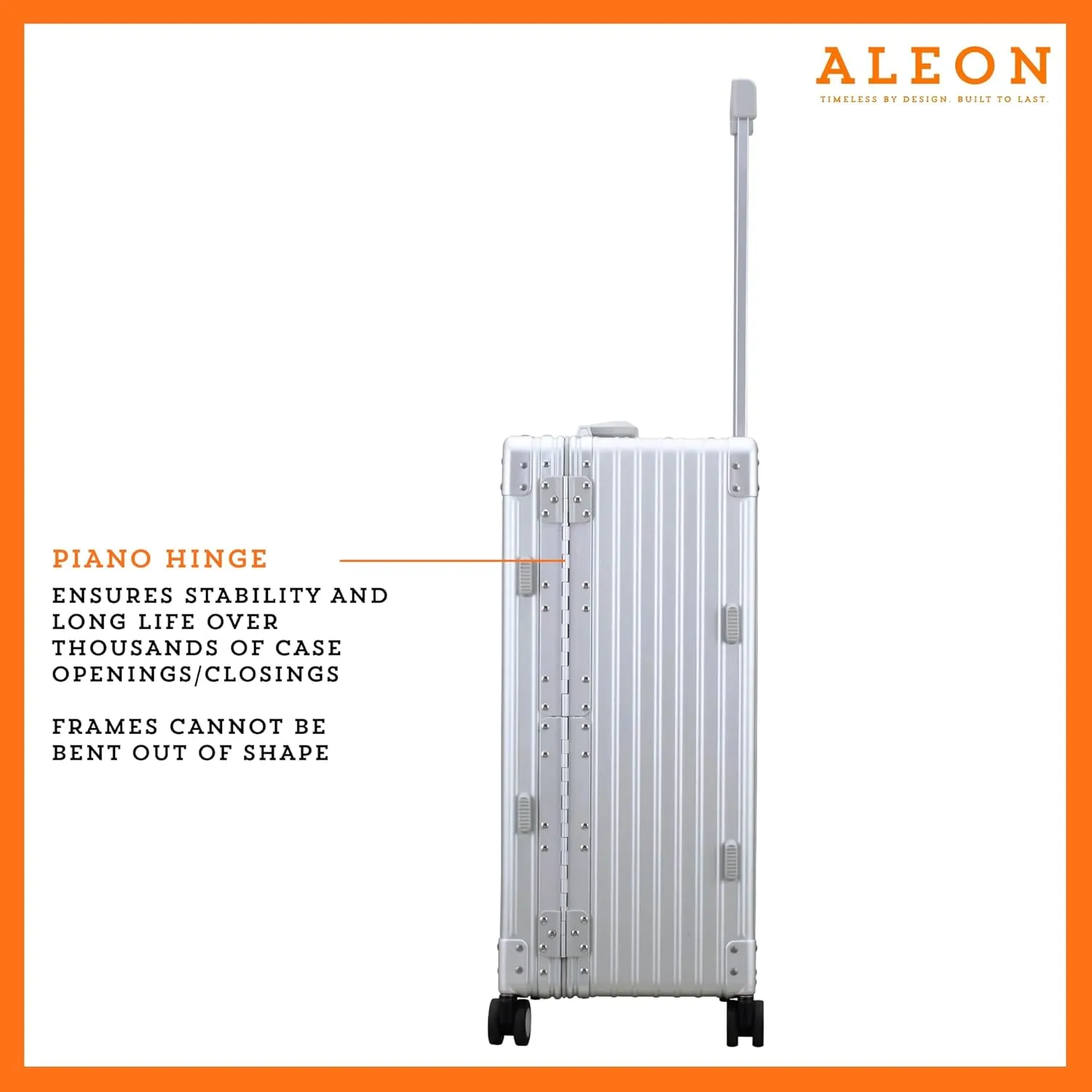 ALEON 26" Aluminum Traveler with Suiter Hardside Luggage