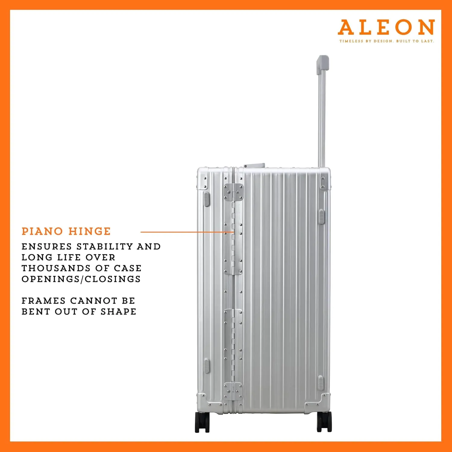 ALEON 30" International Trunk Aluminum Hardside Luggage