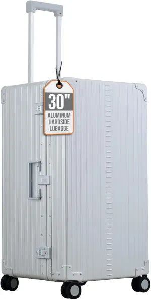ALEON 30" International Trunk Aluminum Hardside Luggage