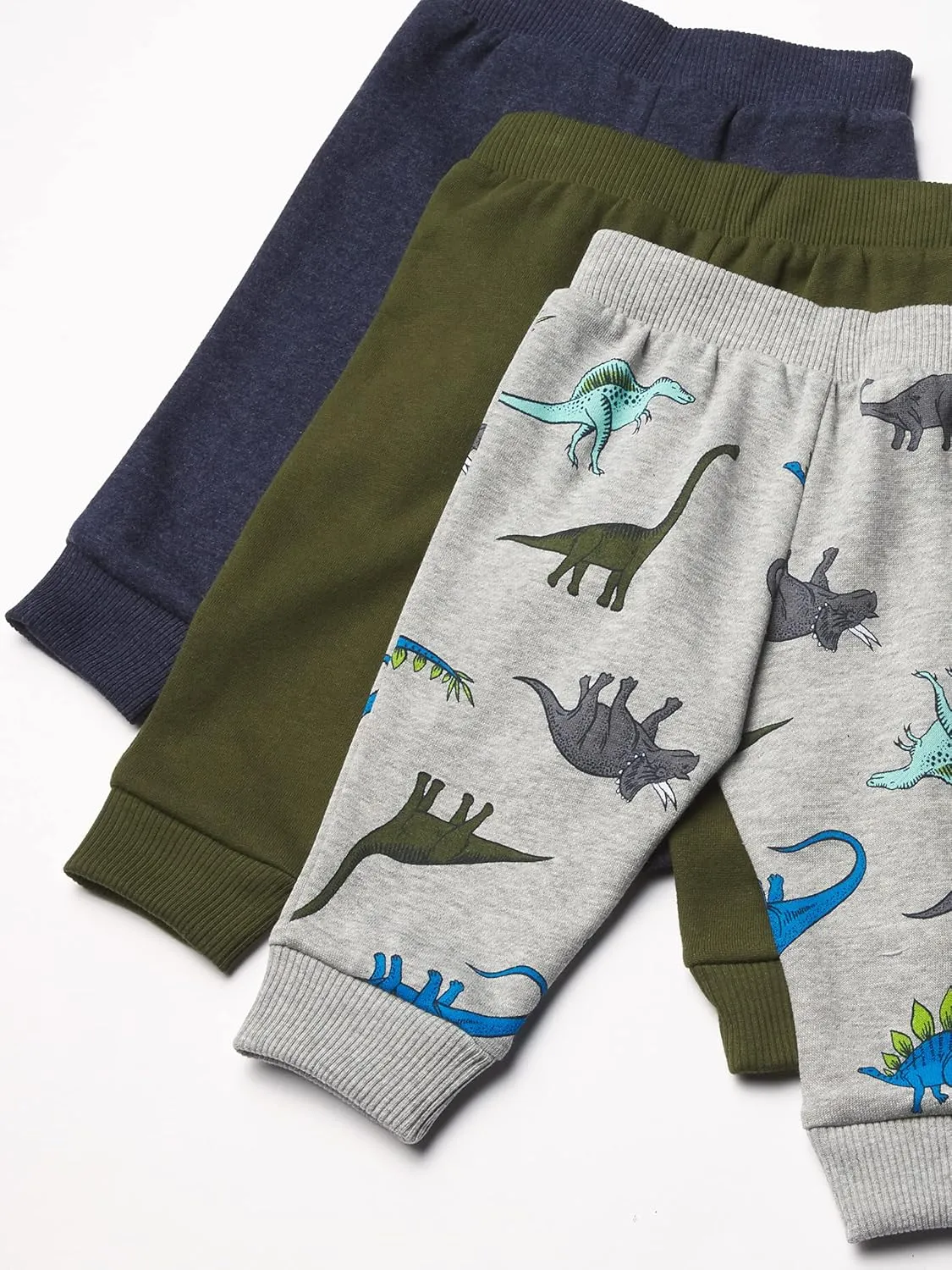 And Toddler Boy Active Striped Fleece Jogger Pants 2-pack