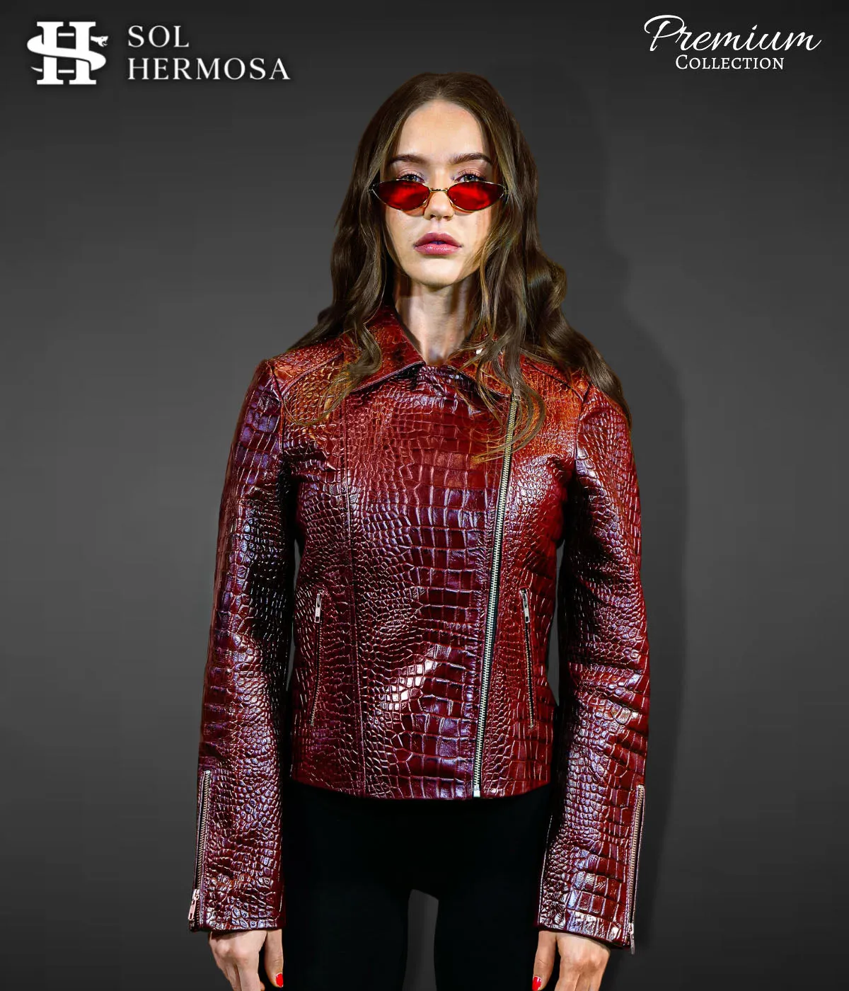 Biker Leather Jacket For Women- Athena