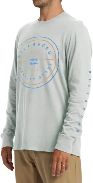 Billabong Big and Tall Long Sleeve T Shirts for Men - Cotton Graphic Tee Shirts