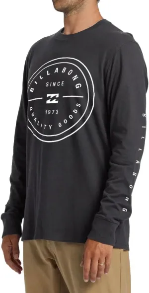 Billabong Big and Tall Long Sleeve T Shirts for Men - Cotton Graphic Tee Shirts