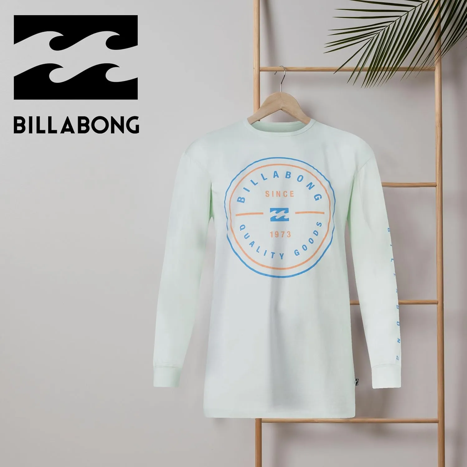 Billabong Big and Tall Long Sleeve T Shirts for Men - Cotton Graphic Tee Shirts