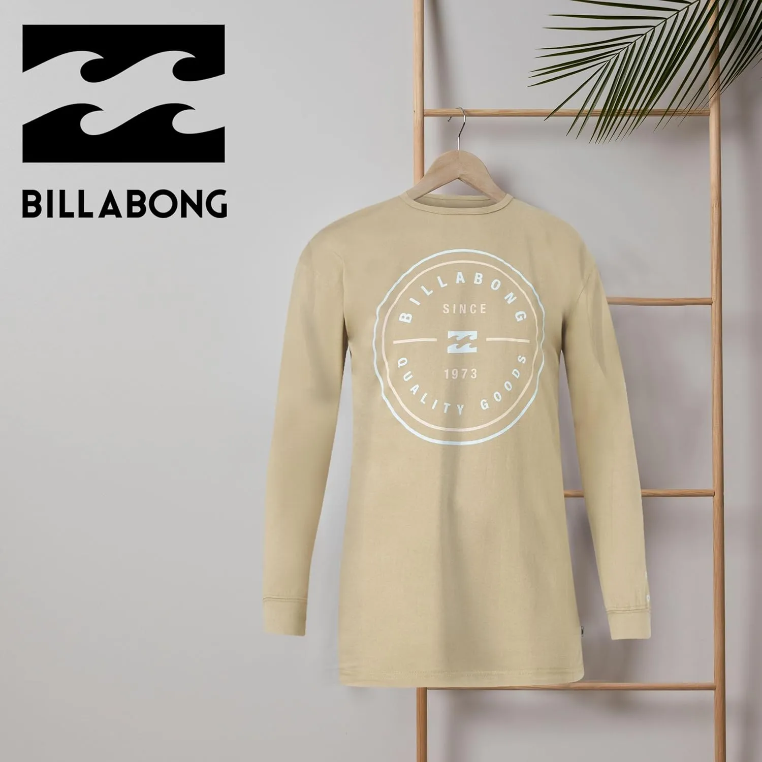 Billabong Big and Tall Long Sleeve T Shirts for Men - Cotton Graphic Tee Shirts