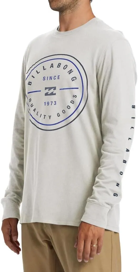 Billabong Big and Tall Long Sleeve T Shirts for Men - Cotton Graphic Tee Shirts