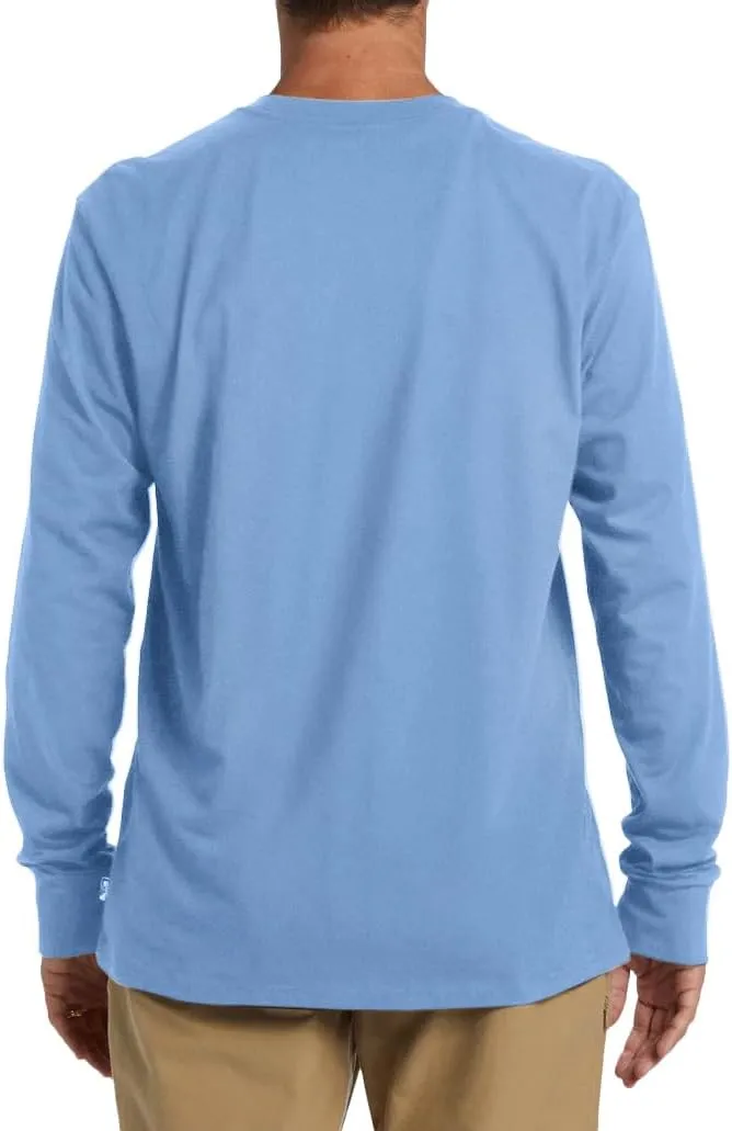 Billabong Big and Tall Long Sleeve T Shirts for Men - Cotton Graphic Tee Shirts