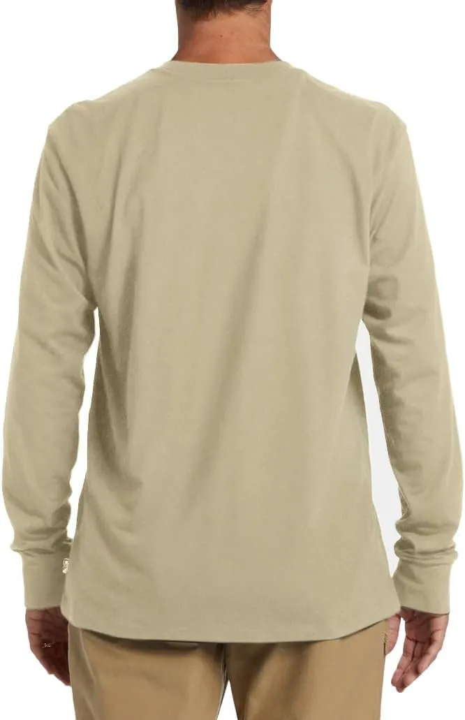 Billabong Big and Tall Long Sleeve T Shirts for Men - Cotton Graphic Tee Shirts