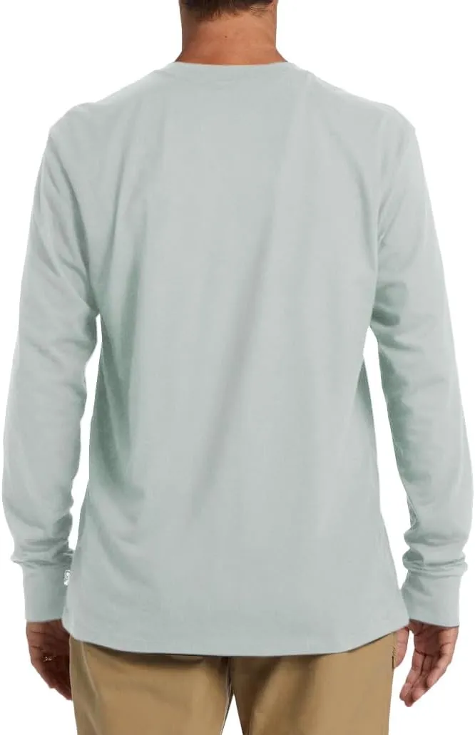 Billabong Big and Tall Long Sleeve T Shirts for Men - Cotton Graphic Tee Shirts