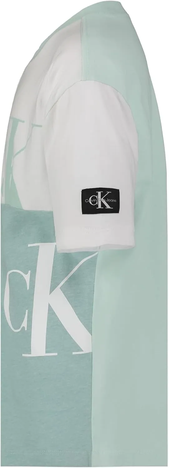 Calvin Klein Boys' Short Sleeve Fashion Graphic Crew Neck T-Shirt, Comfortable, Relaxed Fit