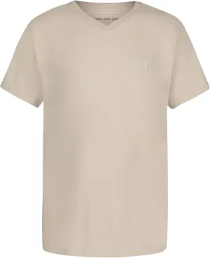 Calvin Klein Boys' Short Sleeve Solid V-Neck T-Shirt, Soft, Comfortable, Relaxed Fit