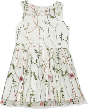 Calvin Klein Girls' Legacy Party Dress, Fit and Flare Silhouette