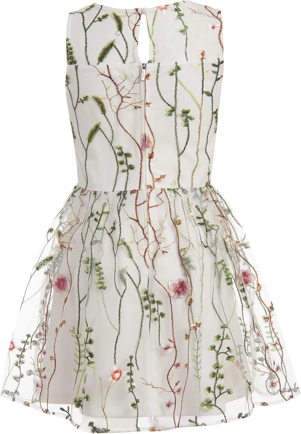 Calvin Klein Girls' Legacy Party Dress, Fit and Flare Silhouette