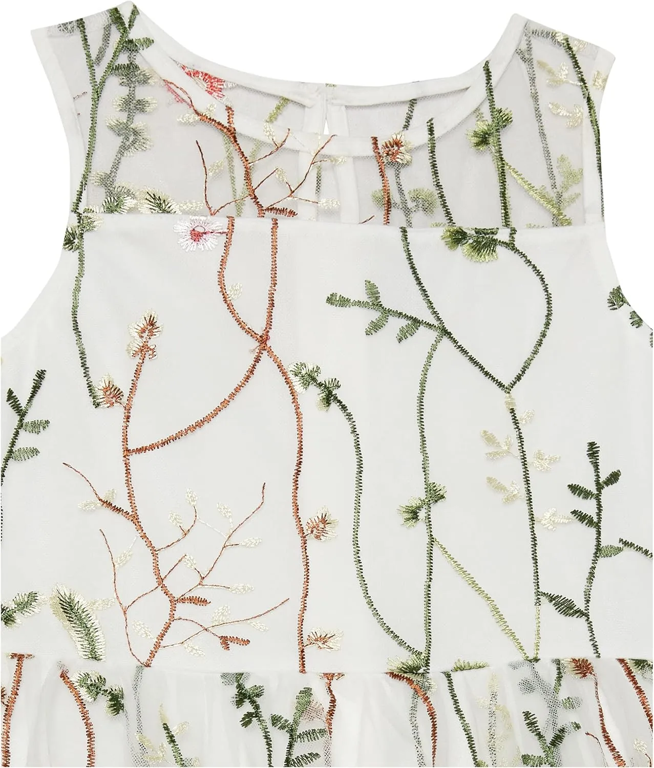Calvin Klein Girls' Legacy Party Dress, Fit and Flare Silhouette