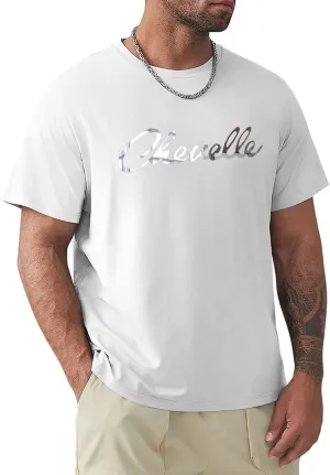 Chevelles Men'S T-Shirts Casual Cotton Short Shirt Classic Crewneck Teens Tee Tops
