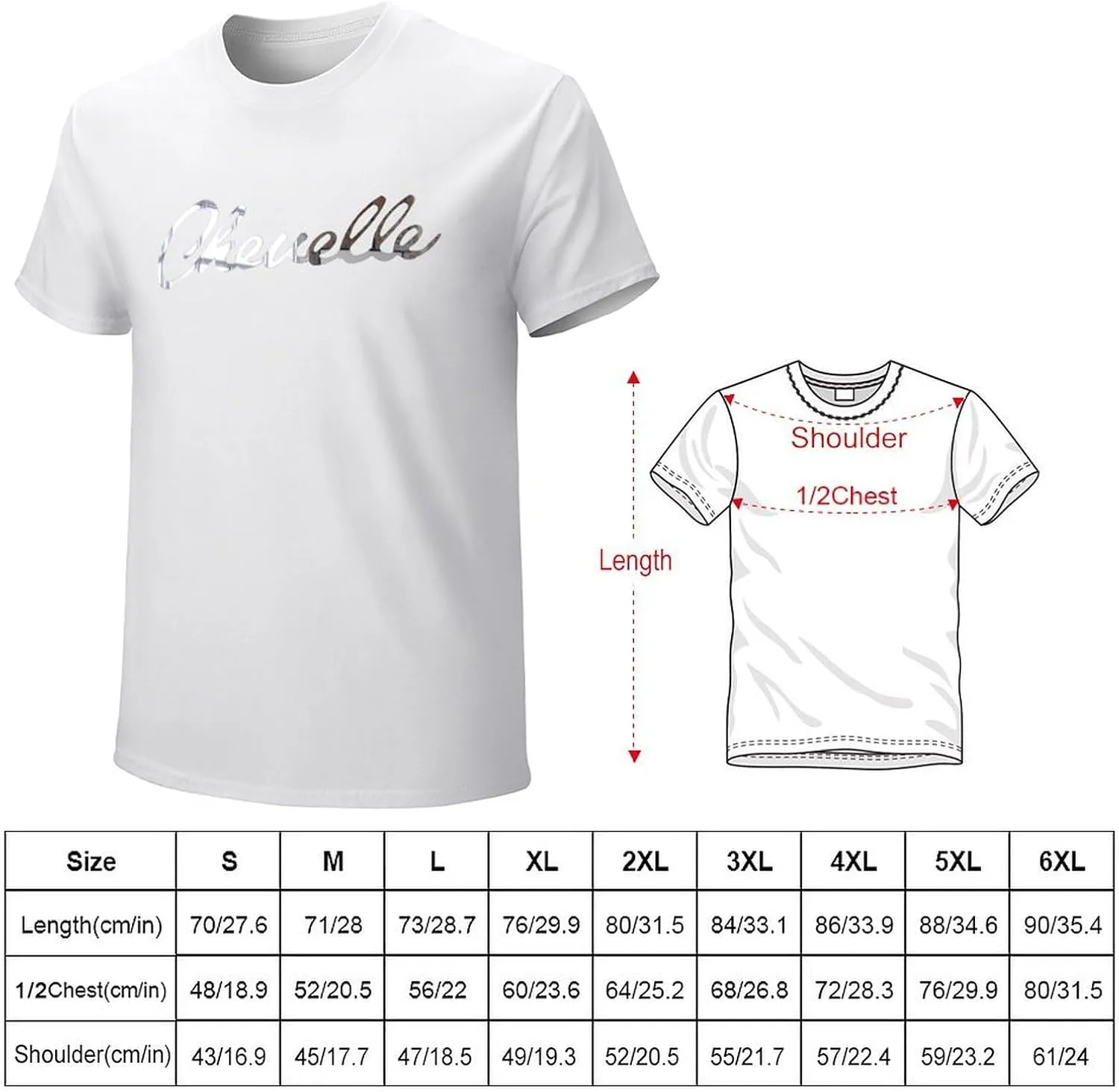 Chevelles Men'S T-Shirts Casual Cotton Short Shirt Classic Crewneck Teens Tee Tops