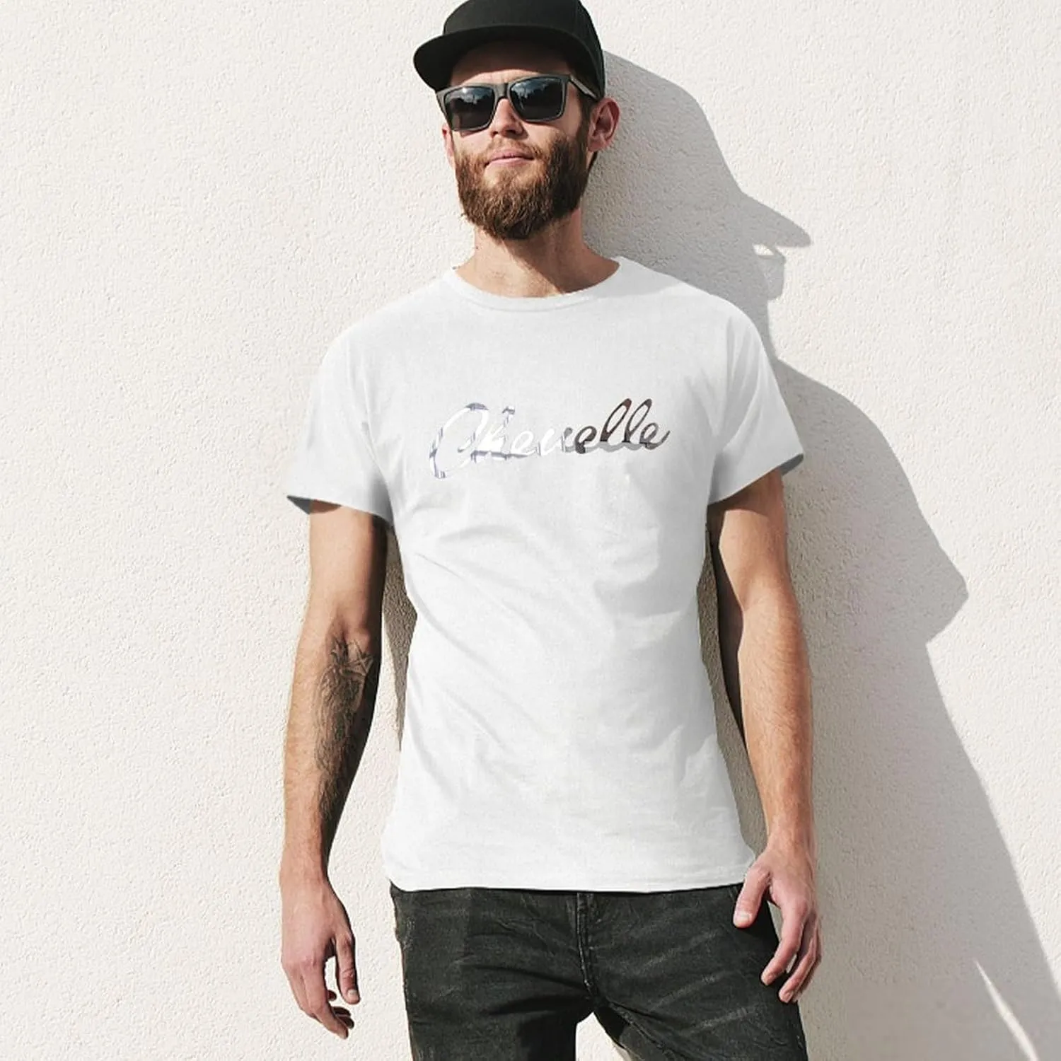 Chevelles Men'S T-Shirts Casual Cotton Short Shirt Classic Crewneck Teens Tee Tops