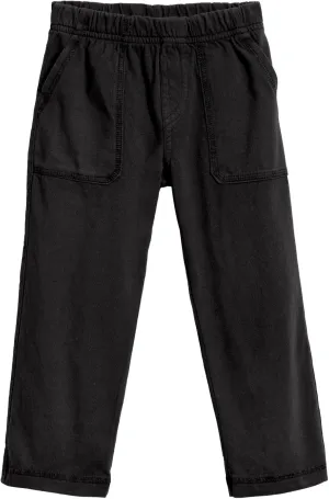 City Threads Big Boys' and Girls' Soft Jersey Tonal Stitch Pant Perfect for Sensitive Skin SPD Sensory Friendly Clothing - Black 16