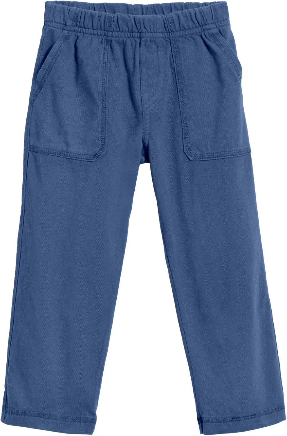 City Threads Big Boys' and Girls' Soft Jersey Tonal Stitch Pant Perfect for Sensitive Skin SPD Sensory Friendly Clothing - Smurf Blue 12