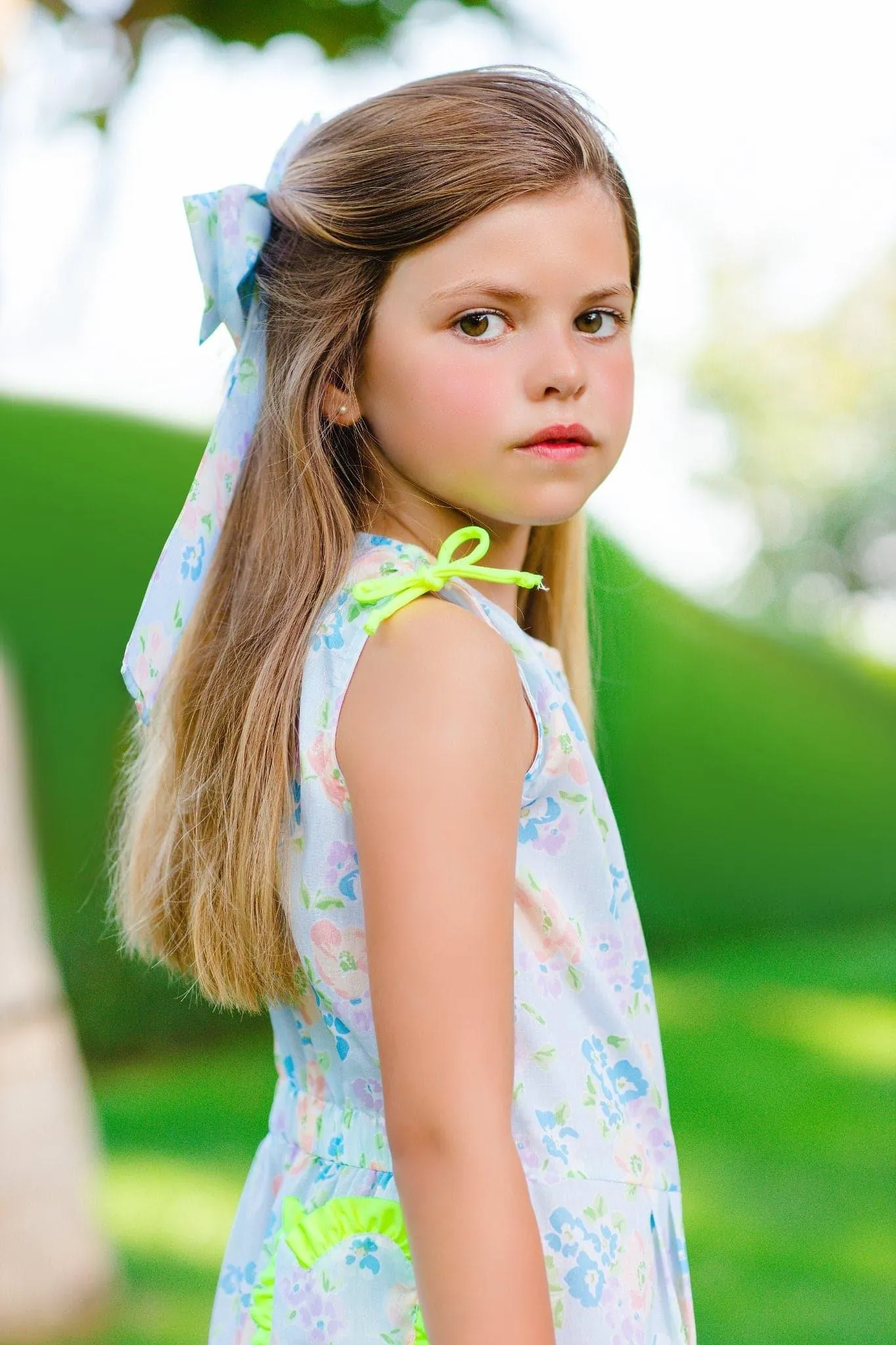 CLEARANCE DEAL - Sal & Pimenta - Girls Hawaiian Floral Print Playsuit