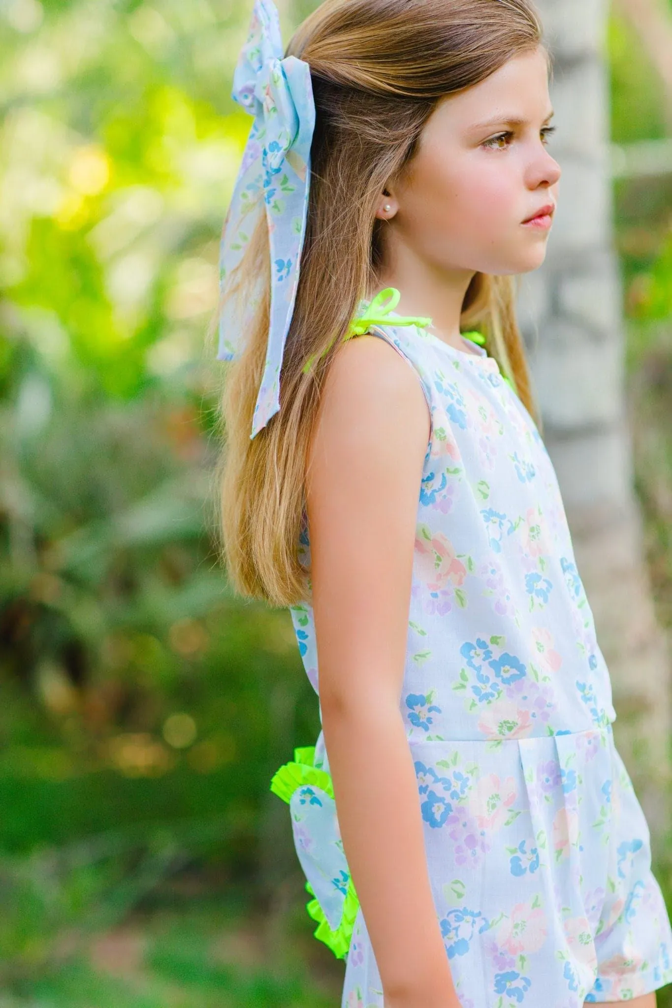 CLEARANCE DEAL - Sal & Pimenta - Girls Hawaiian Floral Print Playsuit