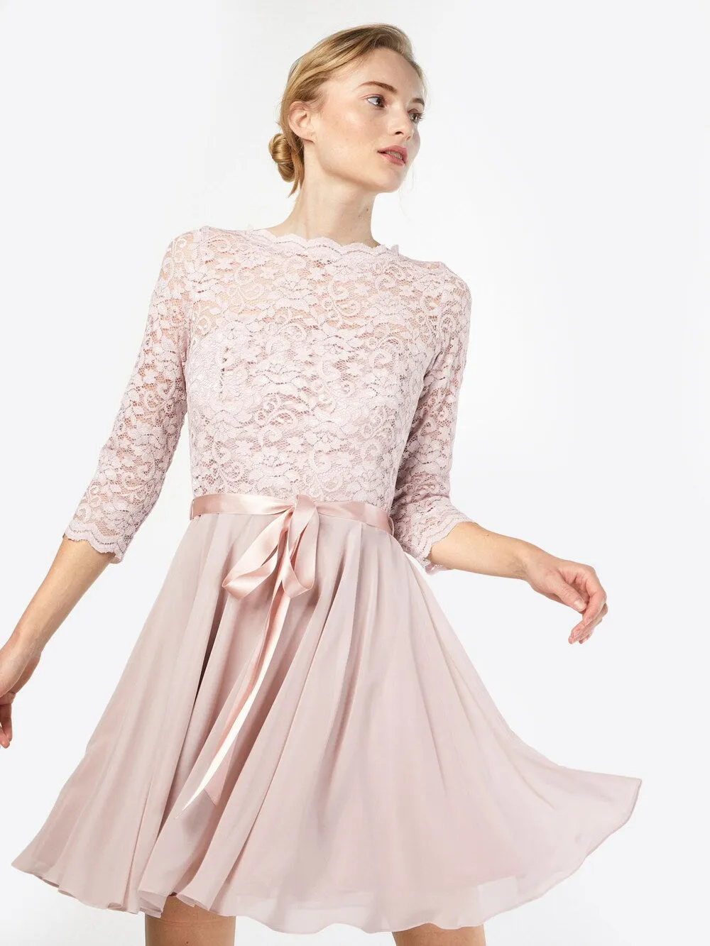 Cocktail dress SWING, pink