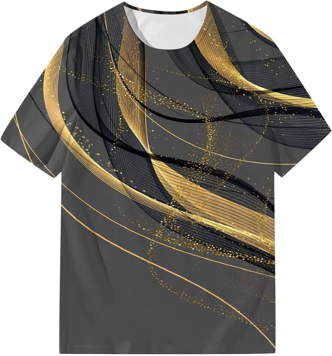 Cool T Shirts for Men with Designs,3D Printed Graphic Tees Basic Short Sleeve Crewneck Summer Tops Casual Slim Tees