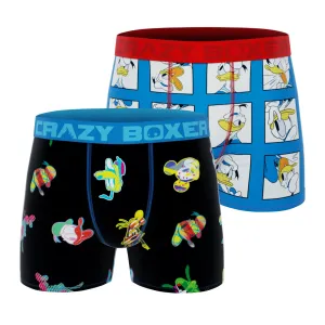 CRAZYBOXER Disney Donald Classic Men's Men's Boxer Briefs (2 pack)
