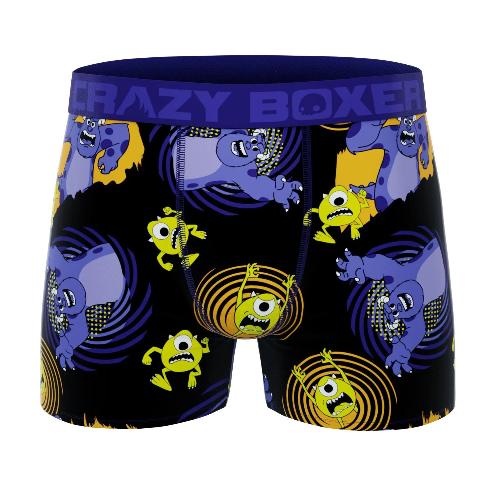 CRAZYBOXER Disney Monsters Doodle Men's Boxer Briefs (3 Pack)