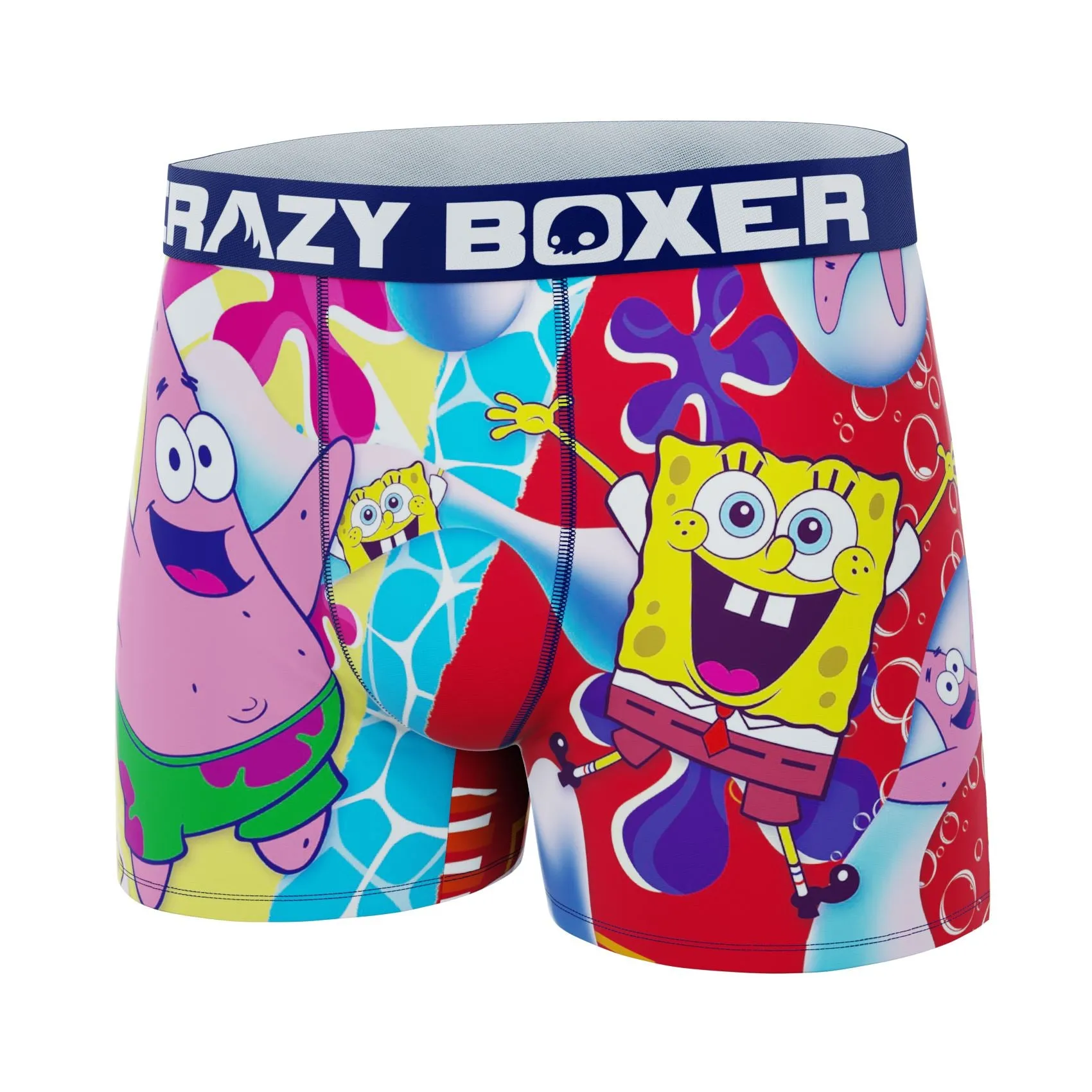 CRAZYBOXER Men's Spongebob Crazy Boxer Briefs