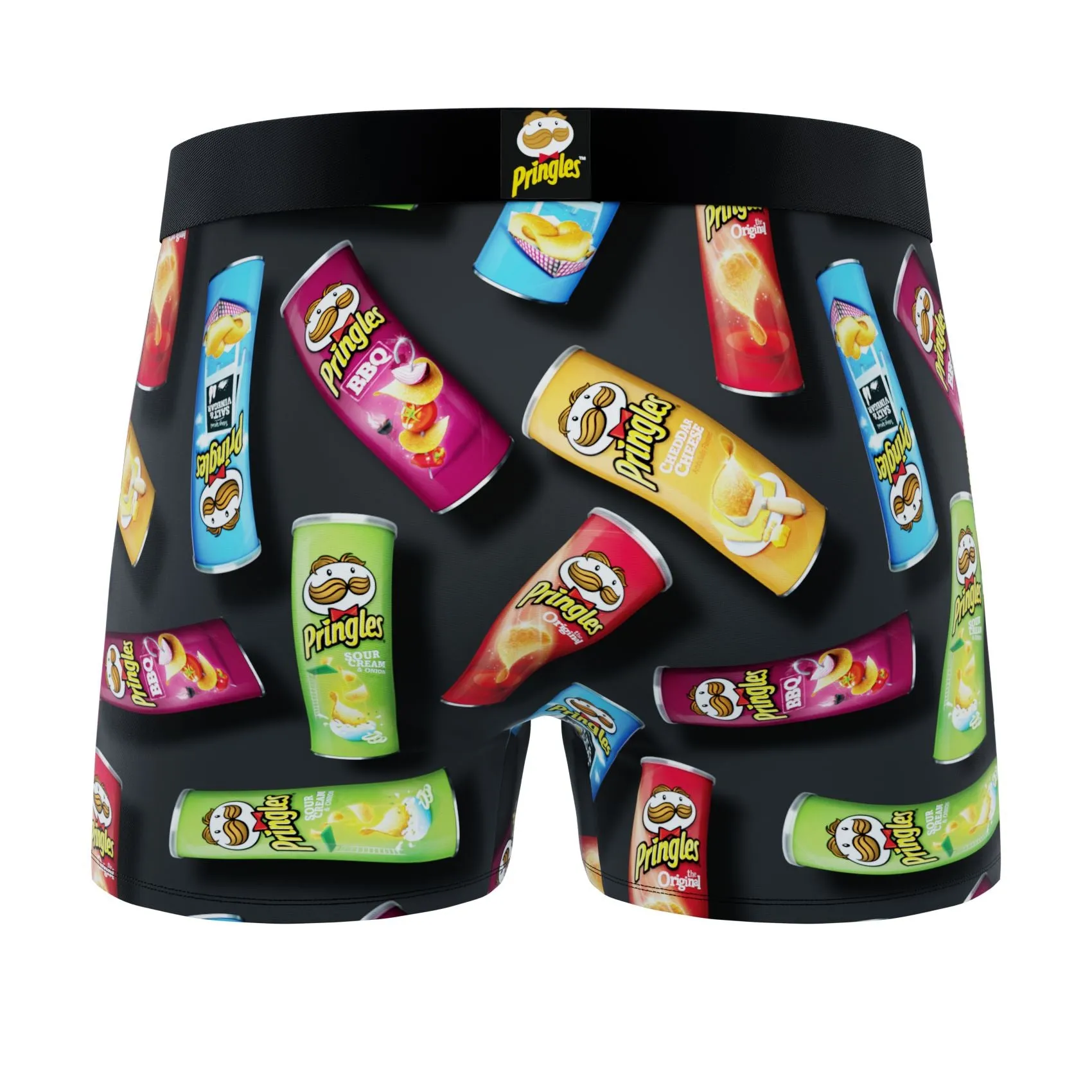 CRAZYBOXER Pringles Chips TubeMen's Boxer Briefs (3 Pack)