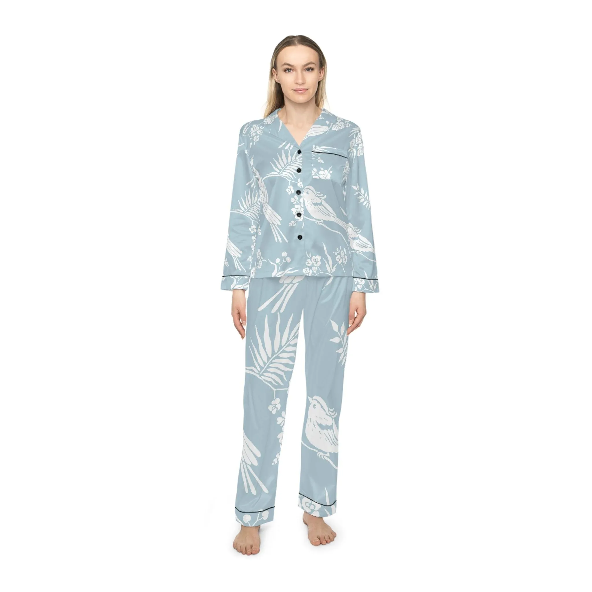 Customizable Satin Pajama Set for Women - Create Your Elegant Sleepwear Experience