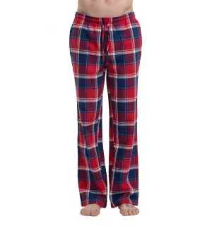 CYZ Men's 100% Cotton Super Soft Yarn Dyed Flannel Plaid Pajama/Louge Pants