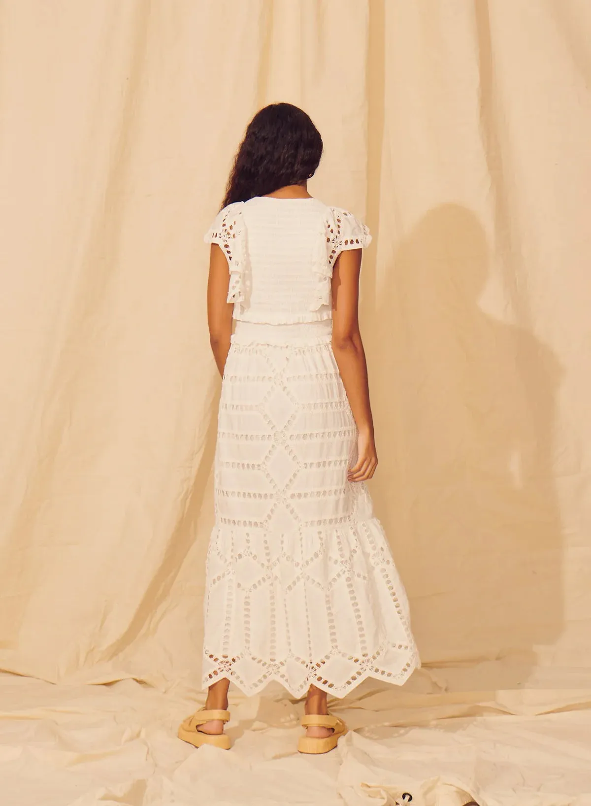 Delacroix Mai Dress - White