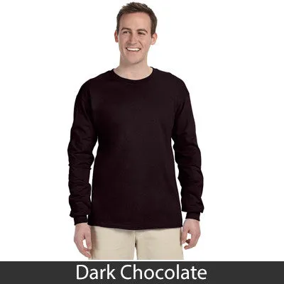 Delta Sigma Phi Long-Sleeve Shirt, 2-Pack Bundle Deal - Gildan 2400 - TWILL