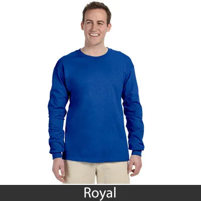 Delta Sigma Phi Long-Sleeve Shirt, 2-Pack Bundle Deal - Gildan 2400 - TWILL