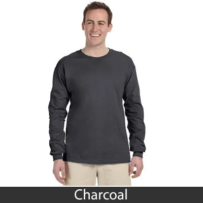 Delta Sigma Phi Long-Sleeve Shirt, 2-Pack Bundle Deal - Gildan 2400 - TWILL