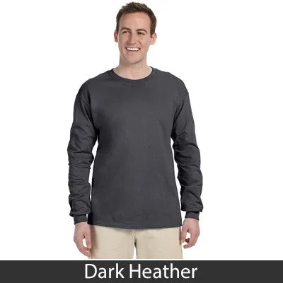 Delta Sigma Phi Long-Sleeve Shirt, 2-Pack Bundle Deal - Gildan 2400 - TWILL