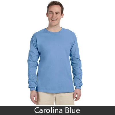 Delta Sigma Phi Long-Sleeve Shirt, 2-Pack Bundle Deal - Gildan 2400 - TWILL