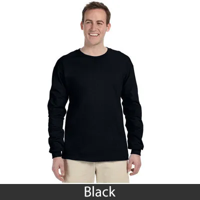 Delta Sigma Phi Long-Sleeve Shirt, 2-Pack Bundle Deal - Gildan 2400 - TWILL