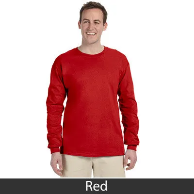 Delta Sigma Phi Long-Sleeve Shirt, 2-Pack Bundle Deal - Gildan 2400 - TWILL
